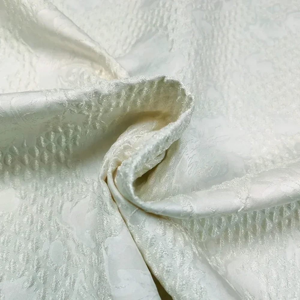 

Jacquard Brocade Fabric Embossed Bubble Jumpsuit Puff Skirt Yarn-dyed Garment Fabrics by the Yard