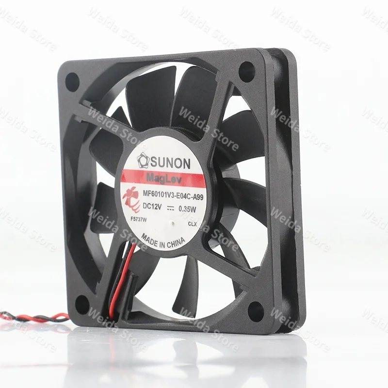 Jianzhun/SUNON 6CM MF60101V3-E04C-A99 5V 24V 48V DC 12V 0.35W Ultra-thin Silent Cooling Fan