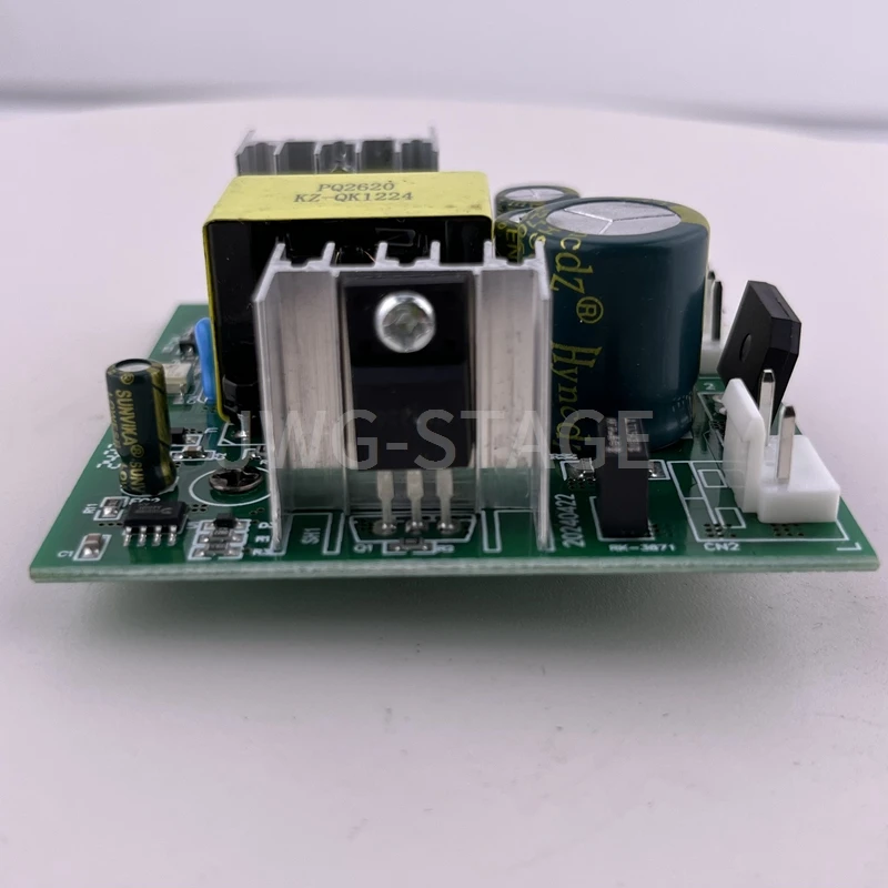 7x10 واط LED صغير تتحرك رئيس ضوء KZ-U1224-80 واط 12 فولت 24 فولت 80 واط مصدر إمداد الطاقة المجلس