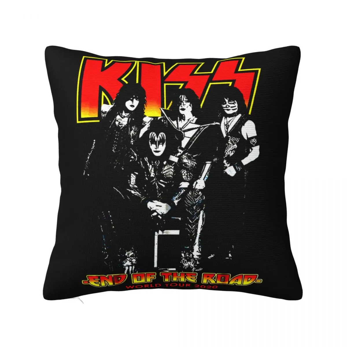 Kiss Tour 2020 End Of The Road Final World Date Rock Band 3Xl Newest Oversize Style Pillow Case