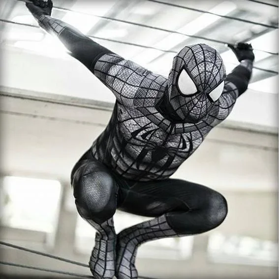 Costume de Cosplay Spiderhero en 3D, Armure Noire, Zentai Trempé, Costumes de ixd'Halloween