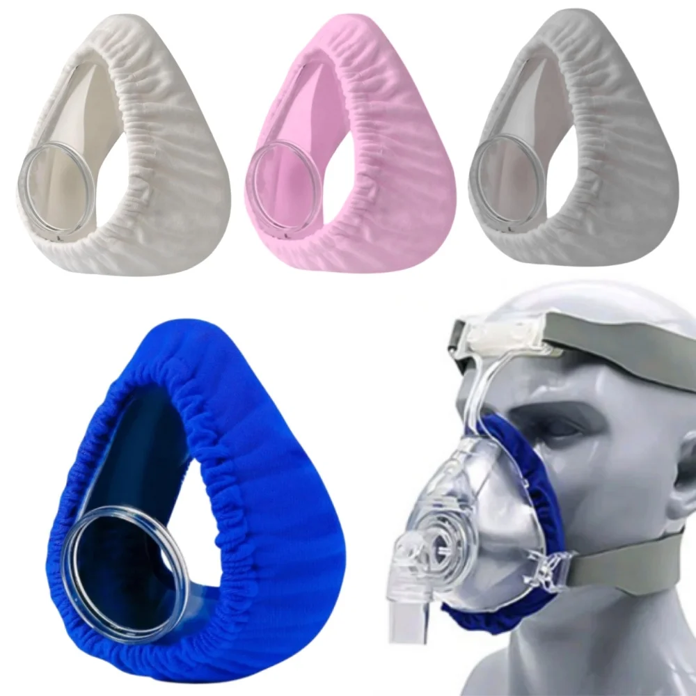Revestimientos de máscara CPAP para mascarillas faciales completas, absorbe la humedad, reduce la presión, mejora la comodidad, cubierta de algodón lavable reutilizable, 2 uds.