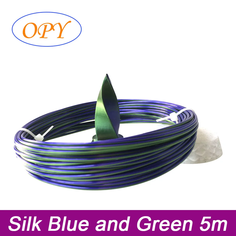 3D Pen Filament 5M PLA Filament 1.75 for 3D Printer Refill Plastic Marble Silk Wood Color Change Glow Matte White Black for Kids