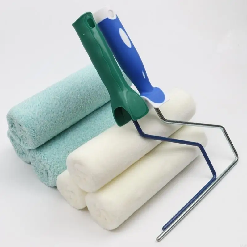 Sturdy 9Inch Eggshell Finish Latex Paint Roller Microfiber Roller Y5GB