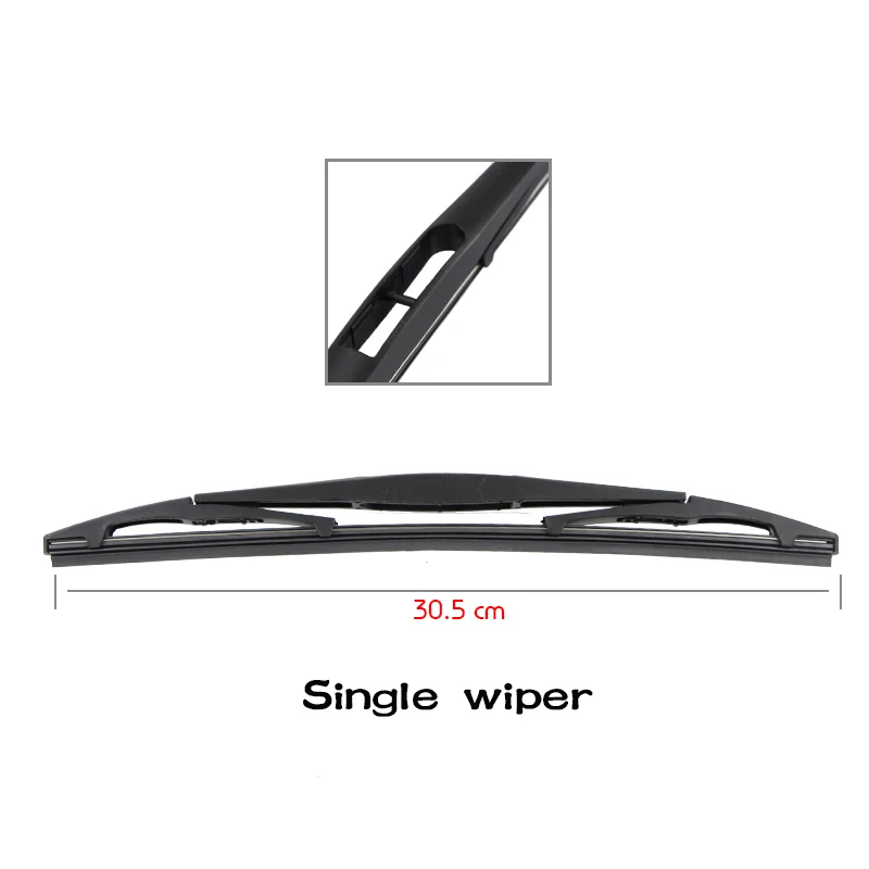 BEMOST Car Rear Windscreen Windscreen Wiper Arm Blade Soft Natural Rubber For Citroen C1 305MM Hatchback Year From 2005 To 2018