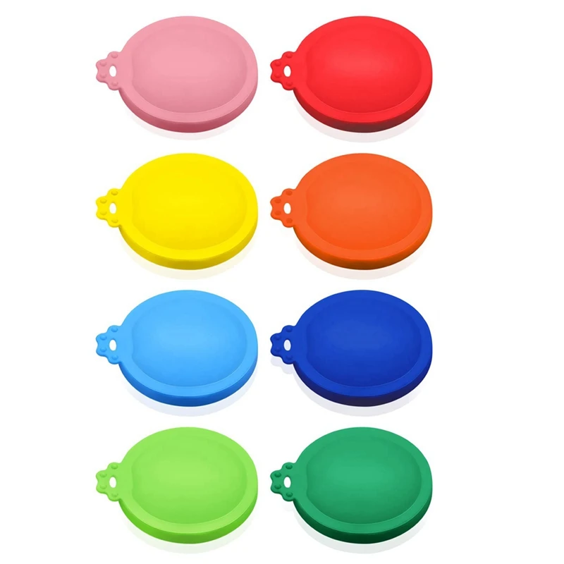 BMBY-Cans Silicone Cup Lid Cup Cover Pet Cat Dog Food Can Cup Lid Fresh Cup Lid Canned Cup Lid Three-In-One