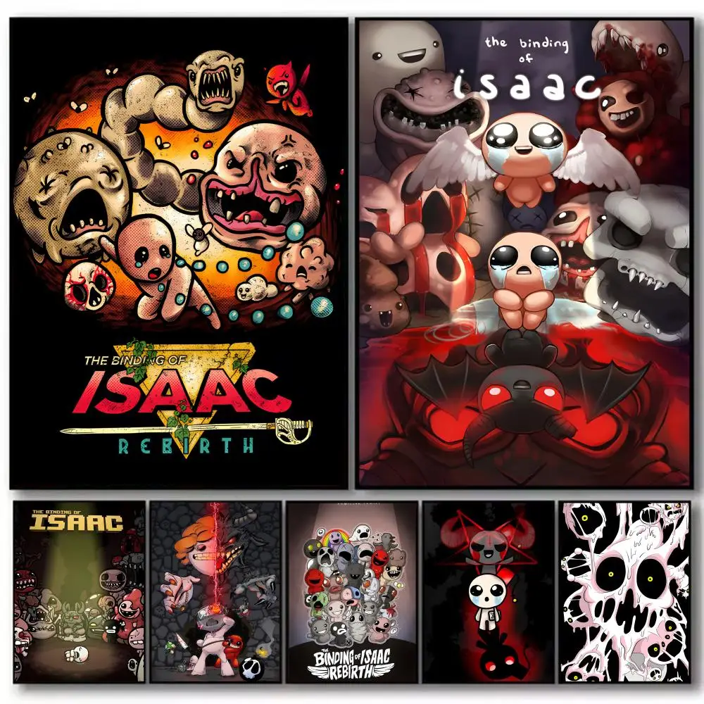 Game The Binding Of Isaac Poster High-definition  poster stickers, suitable for bedroom, living room, home decoration