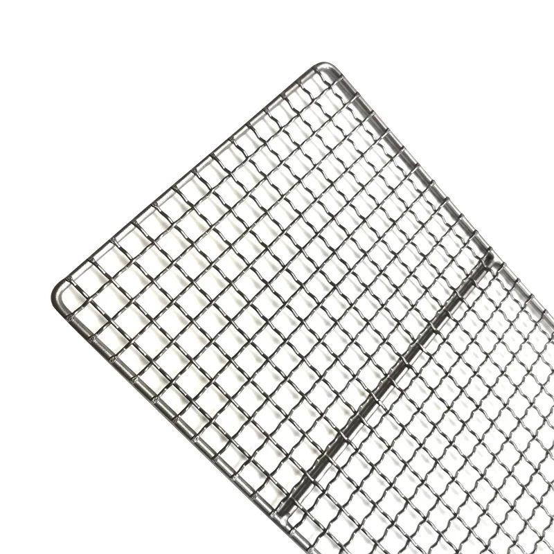 

Outdoor barbecue net pure titanium mesh grill picnic portable camping BBQ grill grid