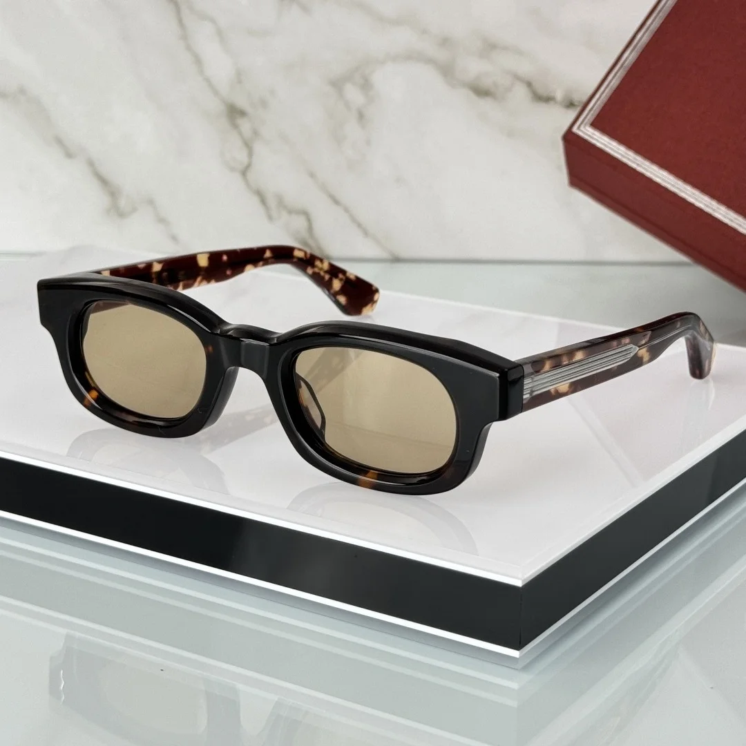 

JMM WHISKEYCLONE Клон Овальные солнцезащитные очки в толстой ацетатной оправе Японские дизайнерские очки UV400 Ретро-стиль для мужчин и женщин