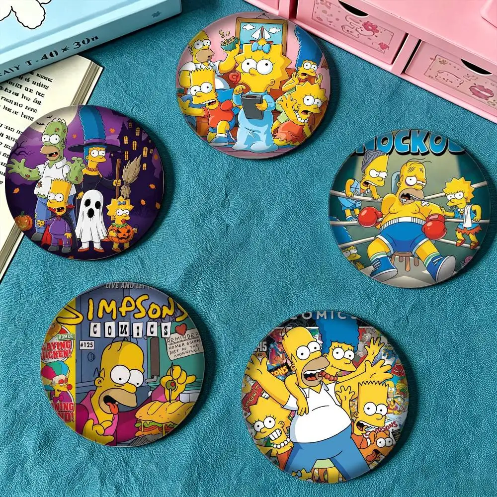 The S-Simpsons ANIME 25mm 32mm 44mm 58mm 75mm Brooches Badges Pins for Accessories Gift