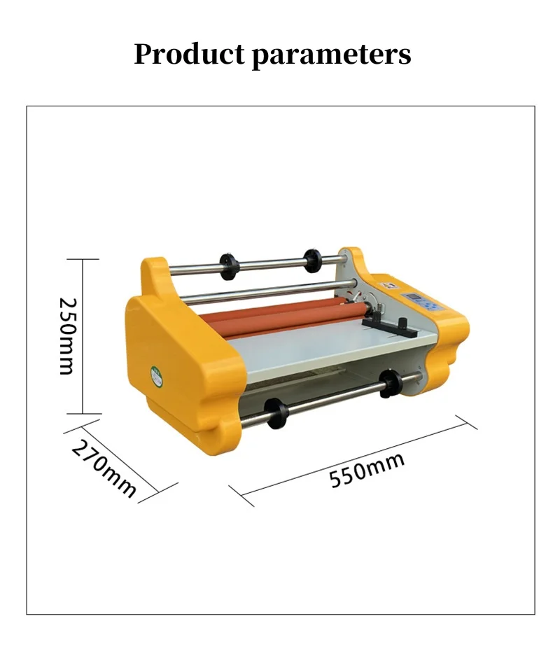 

RM-350 350mm Single & Double-Sided Hot Cold Laminating Machine For Paper, Photo & Card With Adjustable Temperature