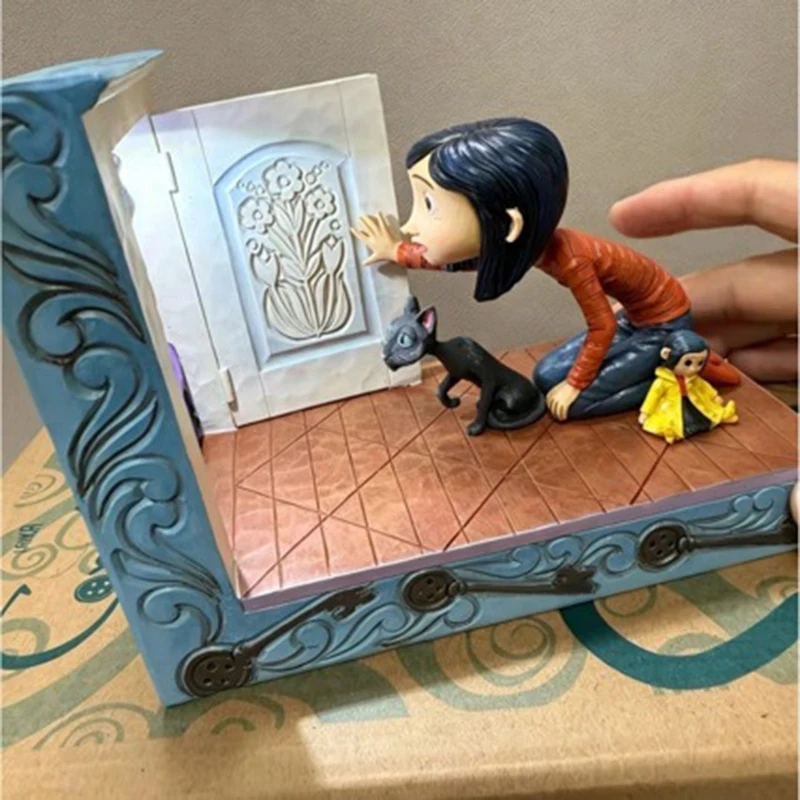 Coraline Black Cat Collectible Action Figure Pvc Statue Desktop Ornament Home Decor Animation Collectors Ideal Exquisite Gift