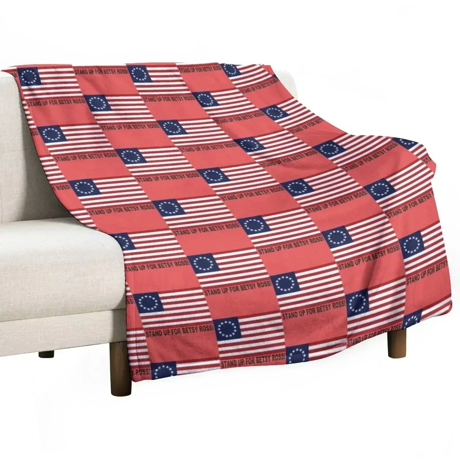 Stand up for Betsy Ross Rush Limbaugh Throw Blanket Personalized Gift Tourist Blankets