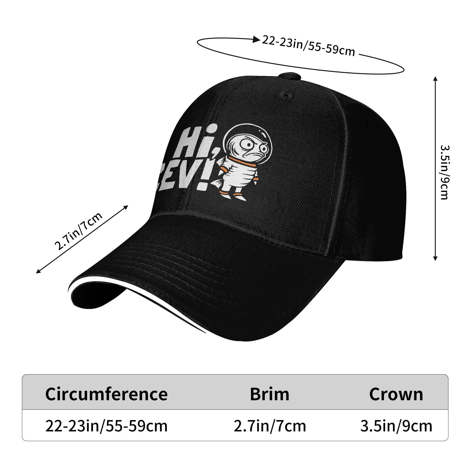 Dungeon Crawler Carl Sun Baseball Cap Summer Couple Women Hi Zev!   Hip Hop Hats High Quality Fashion Baseball Caps