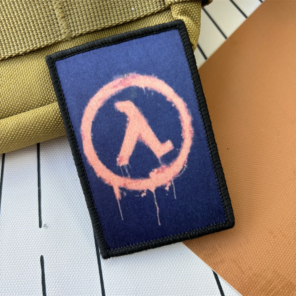 Half Life Morale Tactical Patches Funny Hook&Loop Armband on Clothes Military Airsoft Badge Backpack Stickers Applique