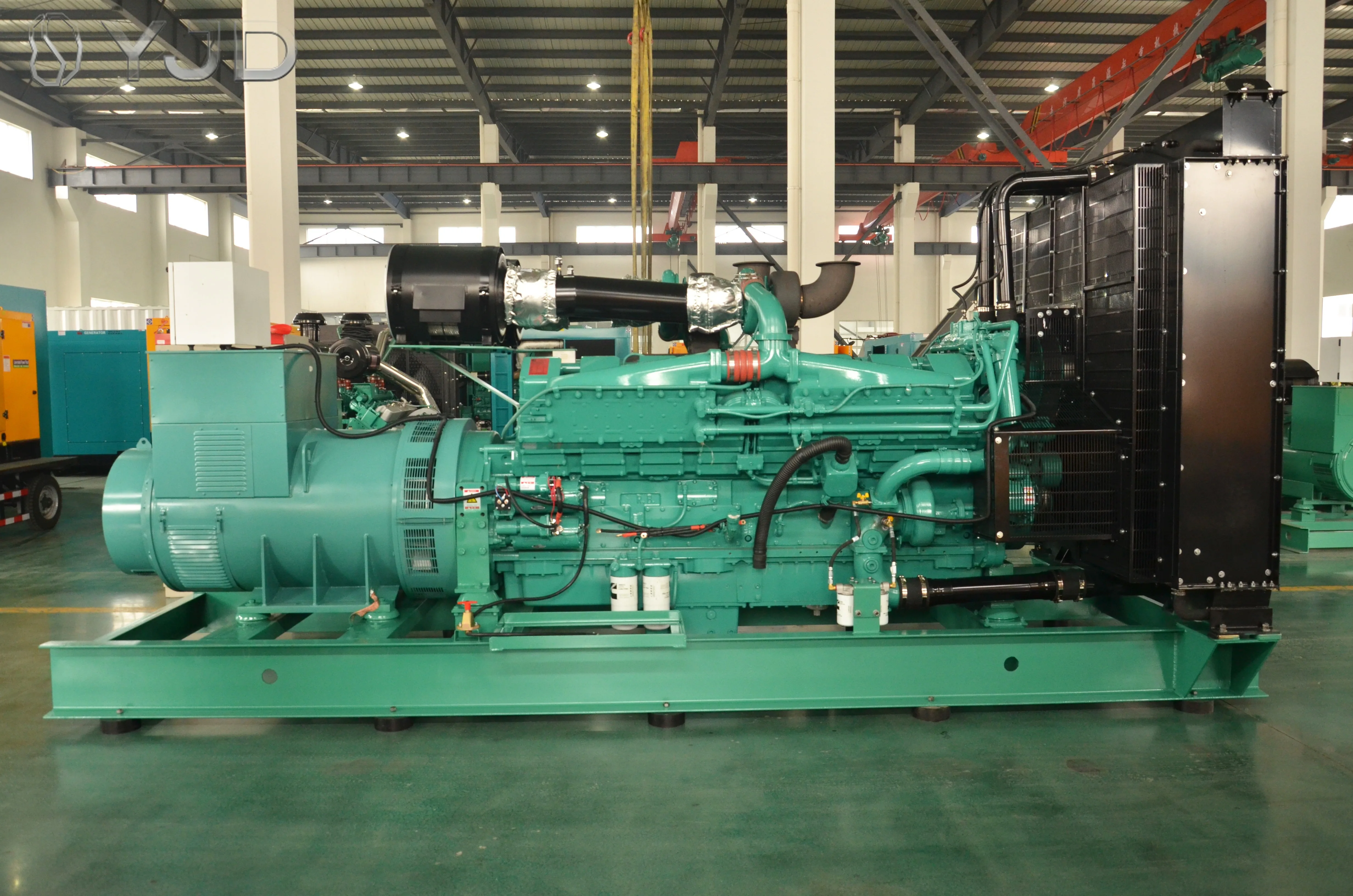 Customized 1250kva/1000KW Silent Diesel Generator with KTA50-G3 Engine 60Hz ATS 1800 RPM 24V DC Electric Start Soundproof Canopy