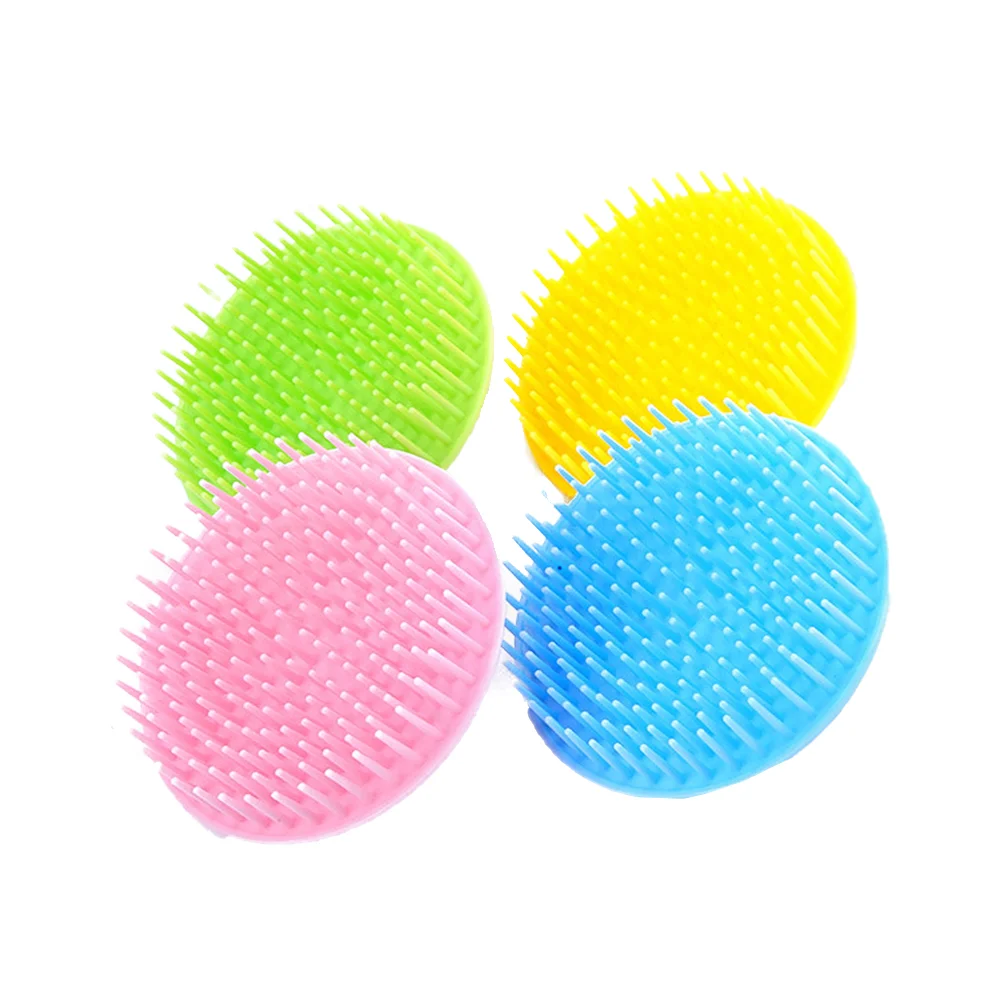 

4 Pcs Barbershop Accessories Hair Shampoo Massager Brush Bath Hairstyling Tool Clean