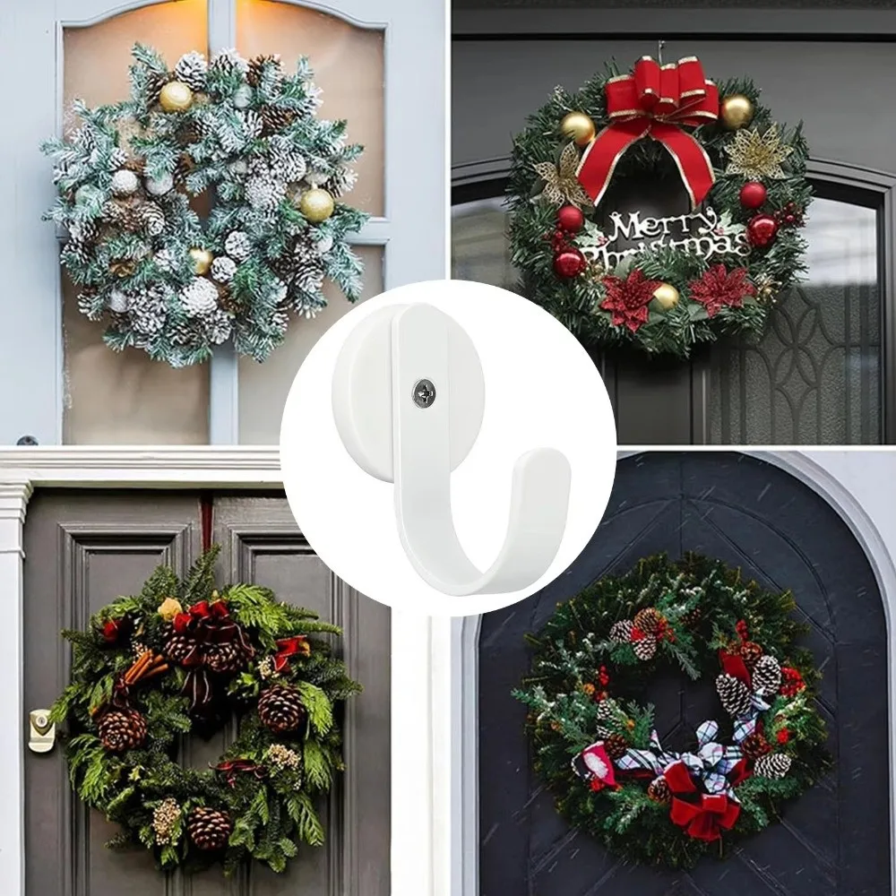 Metal Magnetic Hook Heavy Duty Strong Magnetic Flower Wreath Hook Anti-scratch Magnetic Hanger Bag Towel Storage Organizer