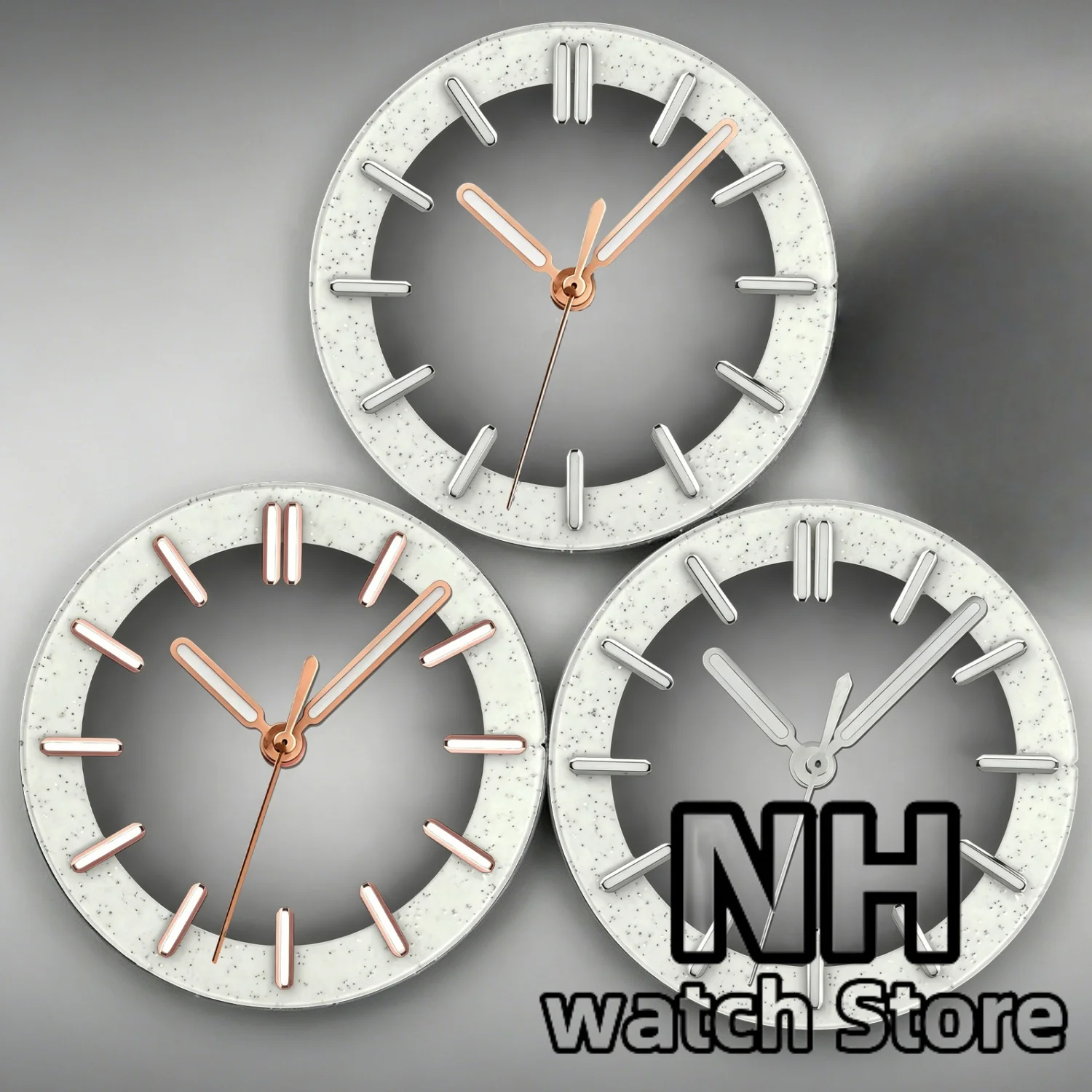 29mm 31.5mm Watch Dial For NH70 NH72 NH71 NH35 36 NH37 PT5000 ETA2824 36 Miyota DG Movement Skeleton Hollow Dial Ring Luminous view 5