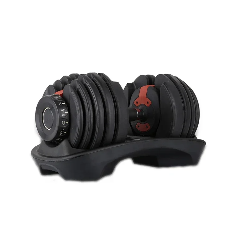 24Kg 52.5LB Manubri Regolabili Verstellbare Hantel Hanteln Fitness Workout Adjustable Dumbbells  for Home