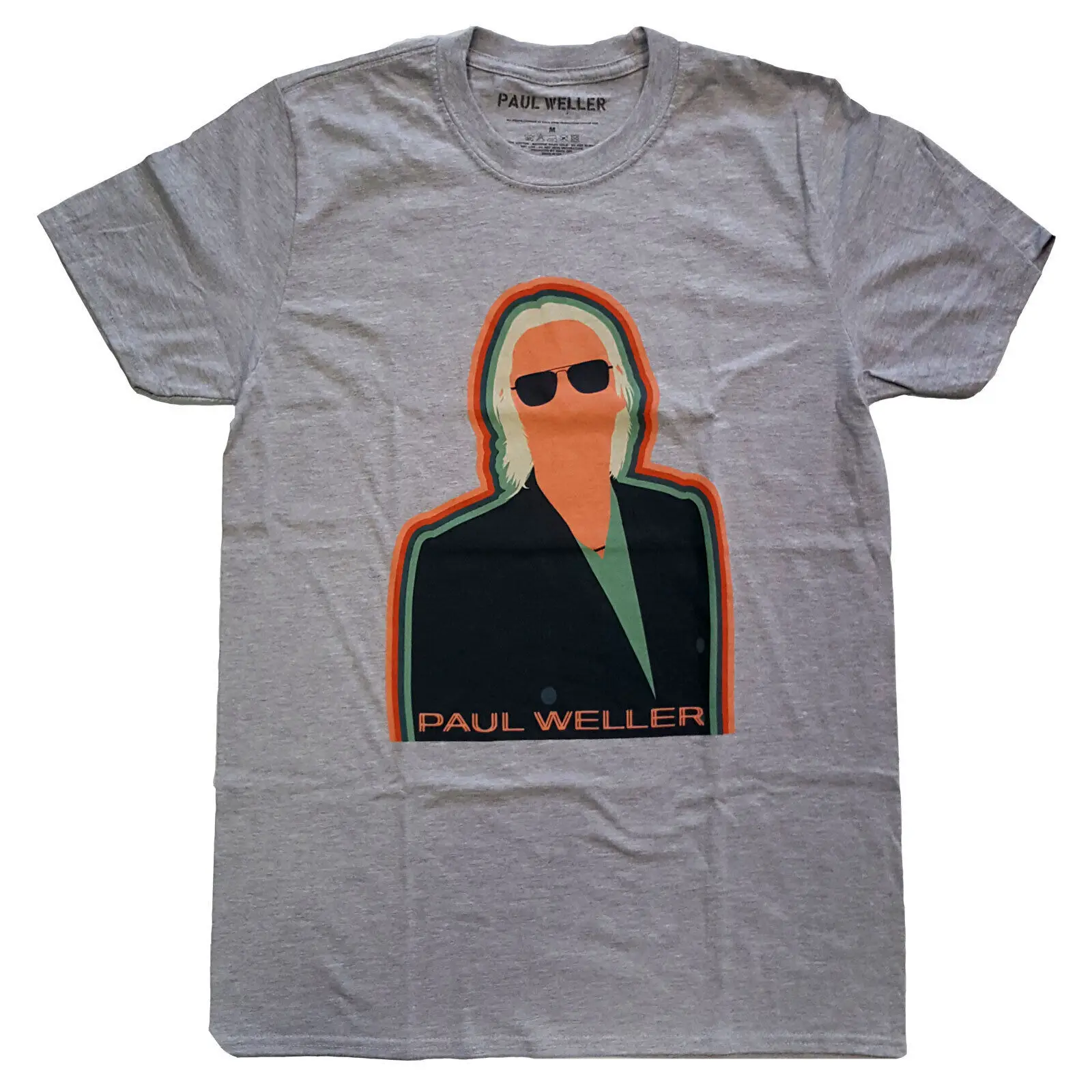 Paul Weller T Shirt Illustration Key Lines