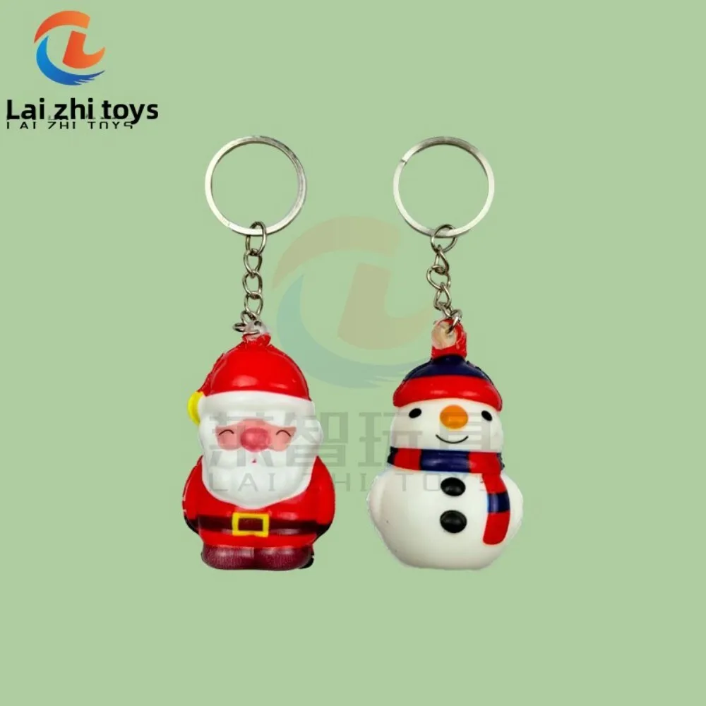 

Santa Claus Snowman Slow Rebound PU Foam Plush Ball for Stress Relief and Sensory Play Ideal for Kids and Adults