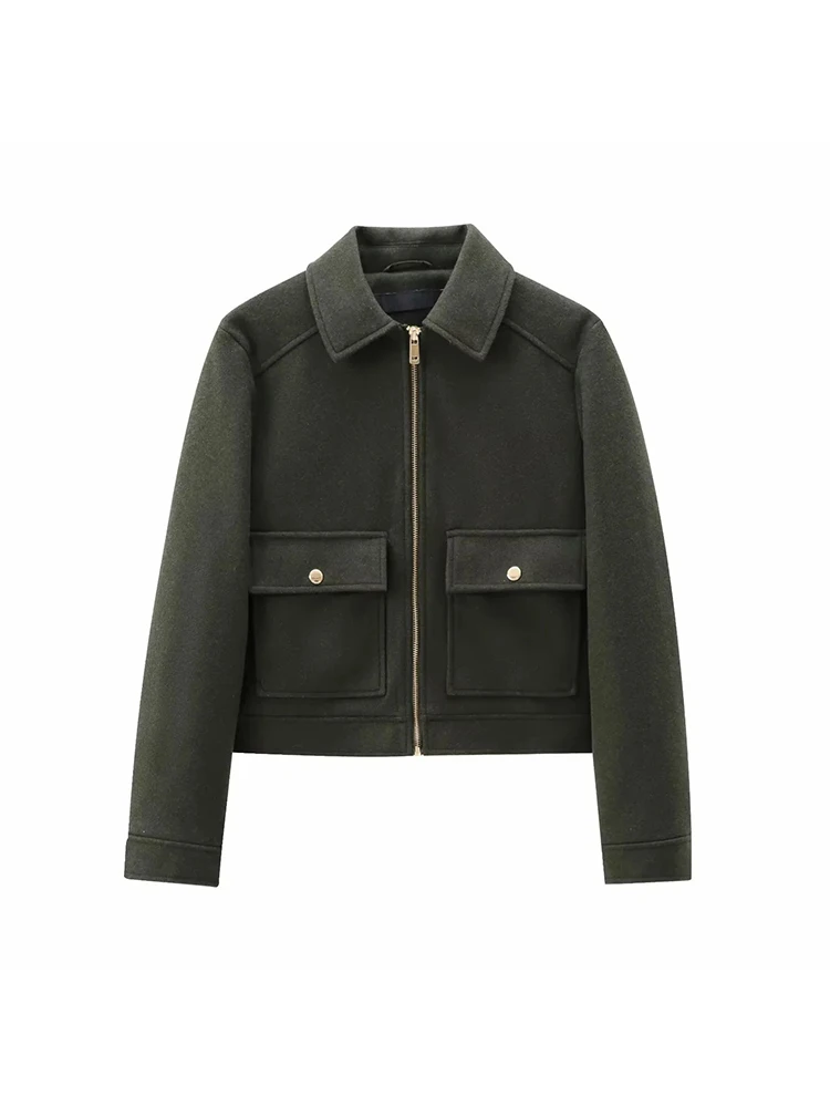 Women New Zipper Ja…