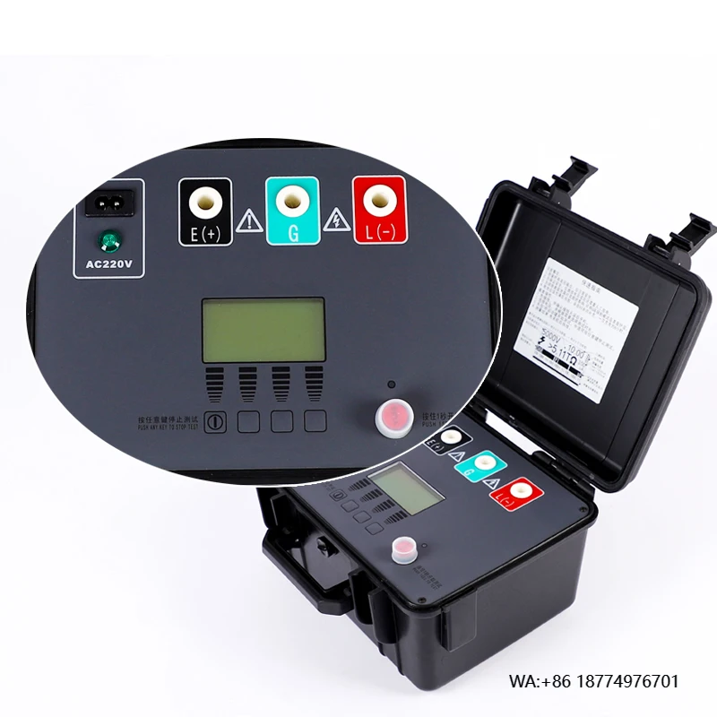 

Китайский завод с защитой от помех цифровой 5 кВ высоковольтный тестер сопротивления изоляции электрического оборудования по хорошей цене