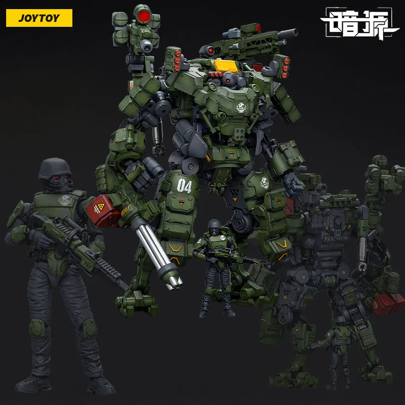 JOYTOY Original Model Kit Mecha God of War 86II-04 Heavy Firepower Defense Mech AnimeFigure Toys Collectible Model for Boys 22CM