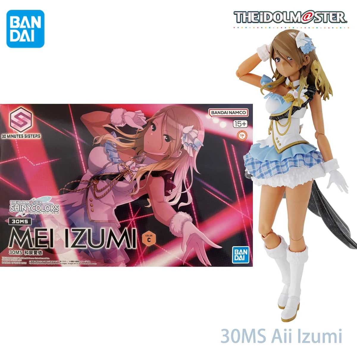 

Bandai официально лицензированный THE iDOLM@STER: блестящие цвета 30MS Aii Izumi собрать игрушки Играть в с помощью Коллекционная модель премиум-класса в подарок