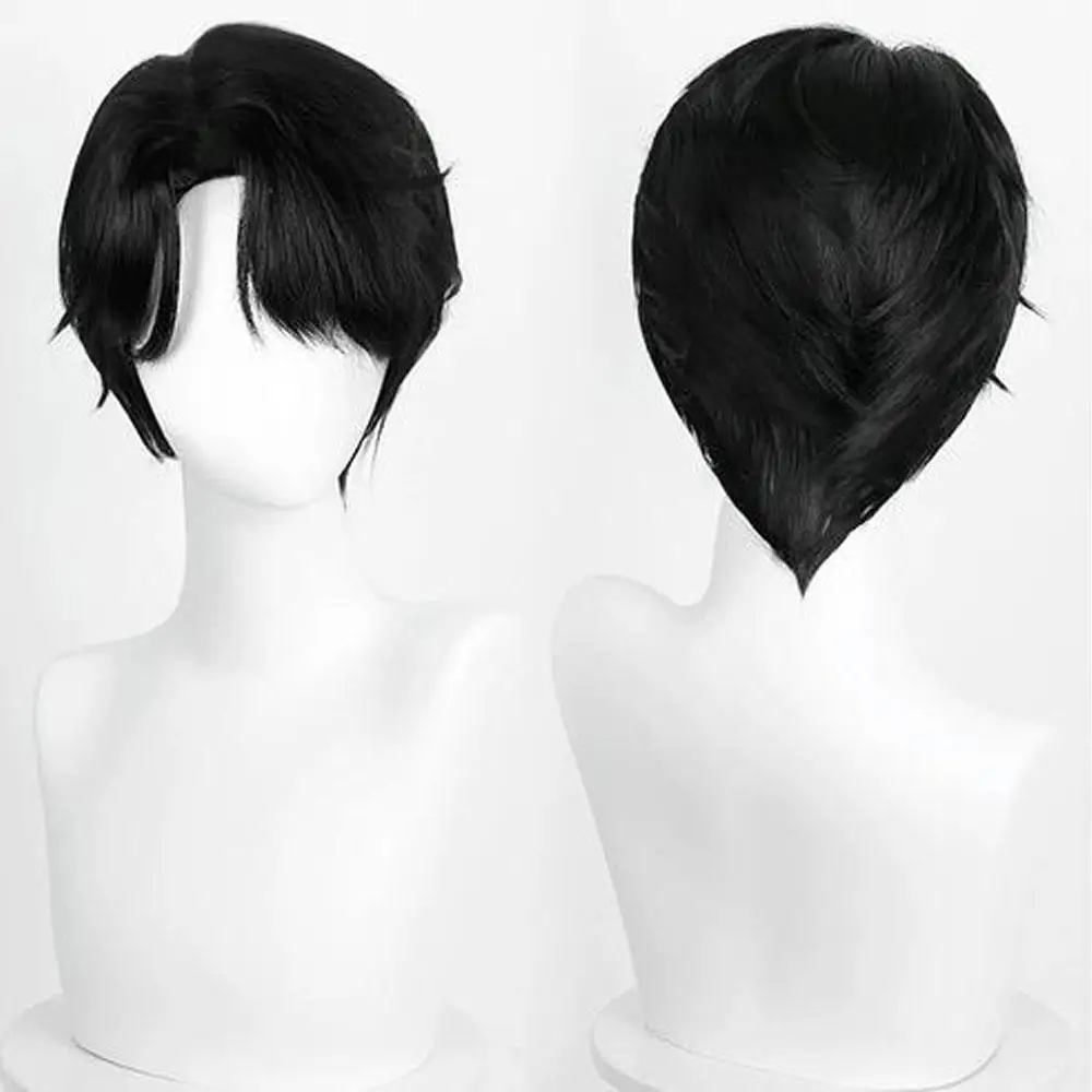 ミステリーコスプレウィッグ男性用ヘアウィッグ無料ウィッグキャップ付きハロウィンアクセサリー Saja Boys Jinu Baby Abby ミステリーロマンスウィッグ F6X2