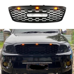 Modified For Hilux Radiator Grille For Hilux Vigo 2006-2008 2009 2010 2011 Front Racing Grill Grills Mesh Front Bumper Grilles