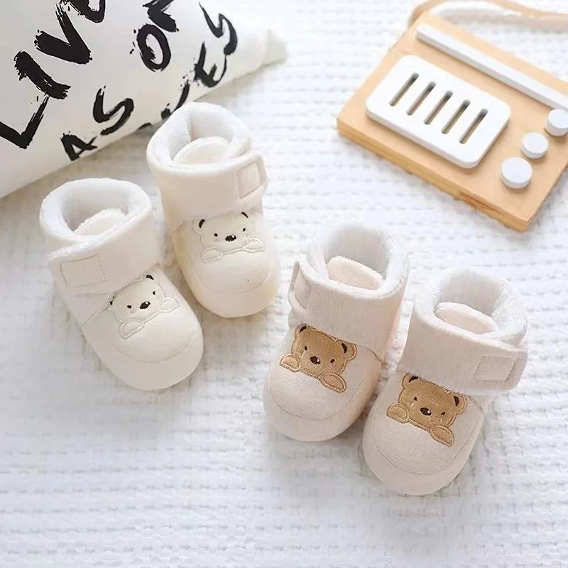 

Infant Pre-Walker Shoes 0-1Year Baby Shoes Cute Cartoon Cotton Soft Toddler First Walker Casual Footwear