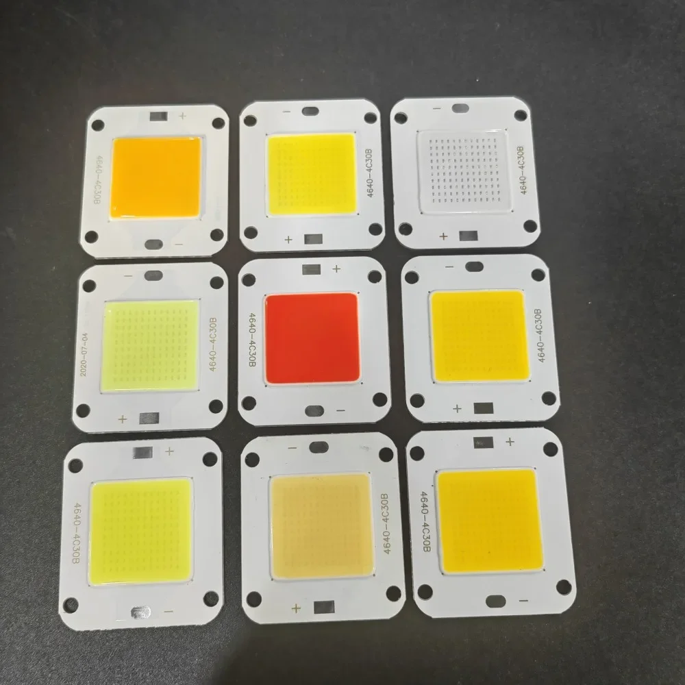 DC12V 32V 50W LED COB Integrated Smart IC Driver High Power 12V COB LED Cold White Warm White Red Blue Green orangeFull Spectrum