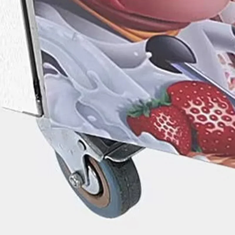 Small Single-Disc Shaved Ice Machine, Round Ice Cream Roll Maker, Foot Switch, Defrost Function, Slush (Customized)