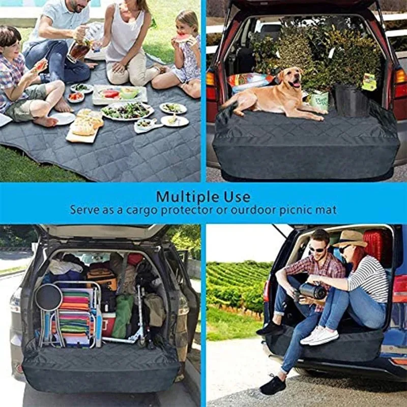 Pet Dog Car Seat Cover Large Dog Car Trunk Protection Cover Waterproof Car Hammock Transport  Mat Pad For Dogs