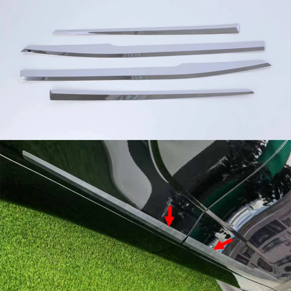 

For Toyota Highlander 2022 Car Exterior Body Door Side Protection Strips Trim Styling ABS Auto Moldings