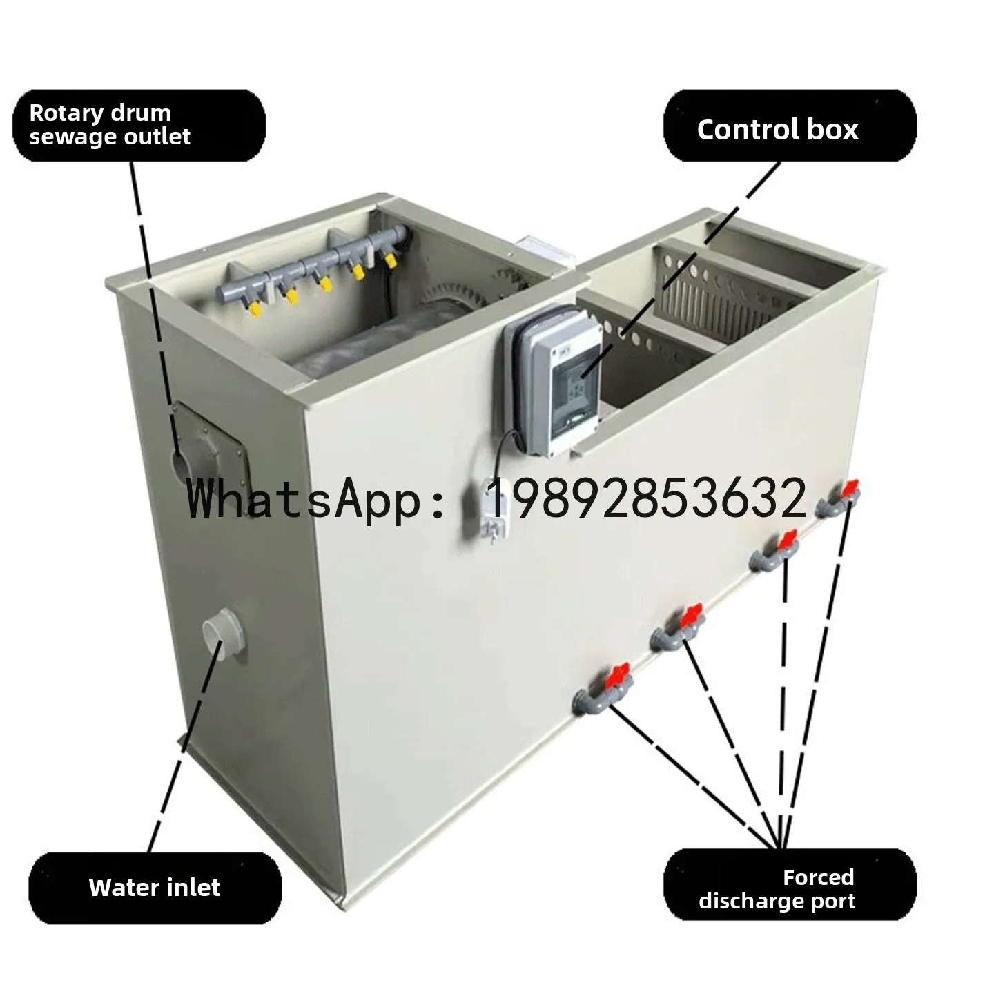 

Универсальный фильтр X-17 для прудов: циркуляционный, микрофильтрующий, роторный барабанный, для разведения карпов кои