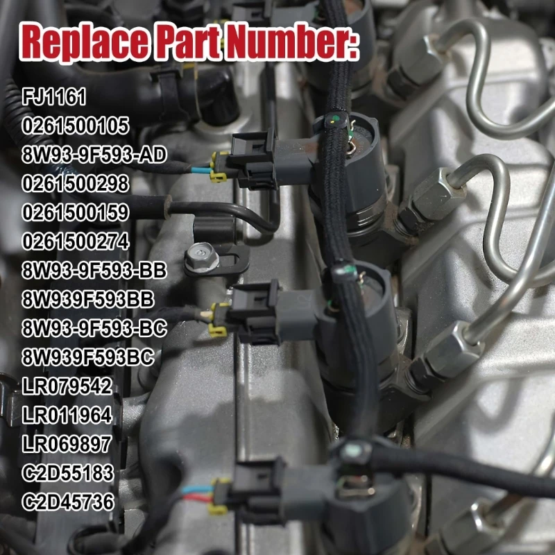 Injector Repair Seal LR037089 C2D24387 T2H33724 Easy Installation