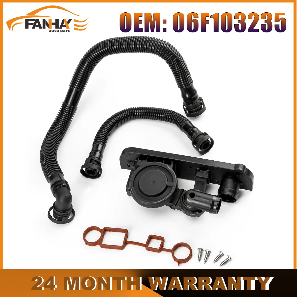 

Crankcase Vent Valve PCV&Hose Service Kit For Audi A1 3 S3 TT For VW Golf MK5 6 Jetta 06F129101C 06F103483E 06F103235 06F103221E