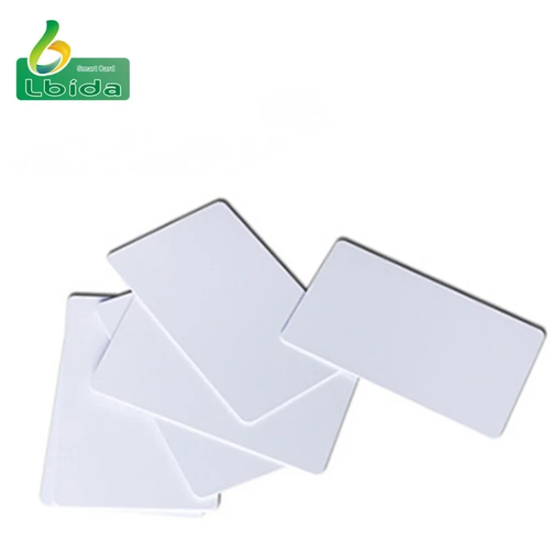 100pcs a lot 13.56mhz printable 1K memory Smart RFID NFC blank card for transportation