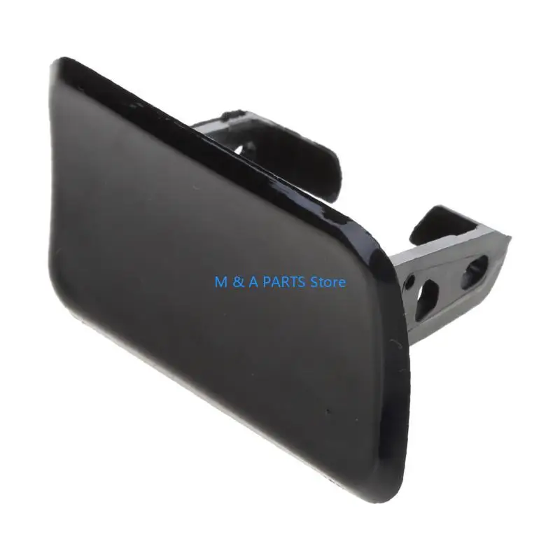 

U1JF 1 Pair Headlight Washer Nozzle Cover Caps Replacement for X3 E83 61673416176 61673416175 Car Repairing Accessories Black