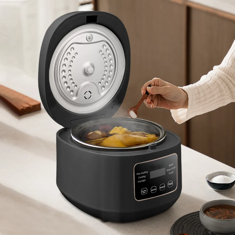 Electric Rice Cooker Household Smart Multifunction Rice Cooking Machine Non-stick Liner For Food Warmer 3L Automatic Rice Cooke