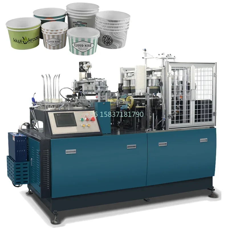 High Quality Automatic Paper Cup Making Machine PE Coated Fast Food Paper Bowl Sleeve Paper Cup Making Machine Production Line