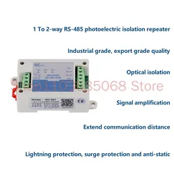 485 ripetitore 1-To-2 Hub 1 Master e 2 slave RS485 isolamento fotoelettrico amplificatore di segnale Extender protezione contro i fulmini