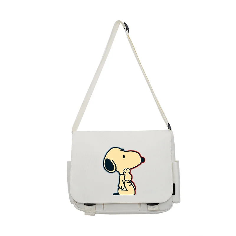 Snoopy Messenger Bag Women Schoolbag Nylon Bags Multipockets Crossbody Women School Book Simple Girl Single Shoulder Travel Gift