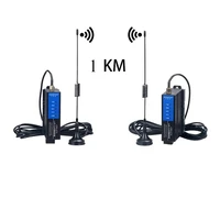 Módulo LORA a Ethernet LORA-ETH Convertidor IO remoto inalámbrico Transceptor de adquisición de datos de señal de transmisión Antena de 3m 10m