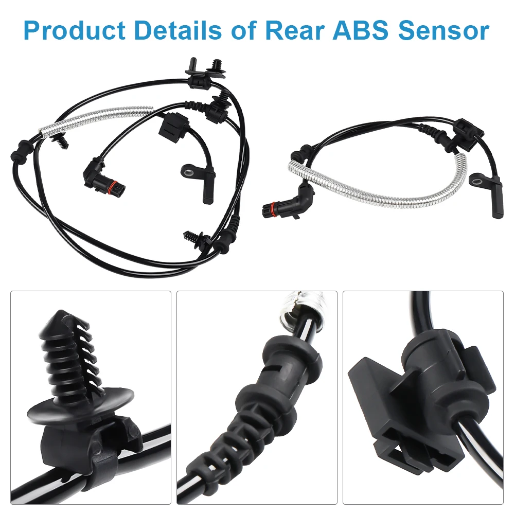 ABS Wheel Speed Sensor For Dodge Charger Challenger Magnum 2006-2009 Chrysler 300 05-10 4779244AC 4779247AA 4779246AA 4Pcs