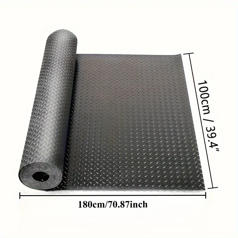1pcs Heavy Duty Anti Slip Rubber Floor Mat - Can Be Cut for Garage, Gym, Warehouse Floors  Tapetes De Quarto