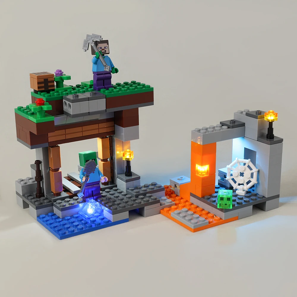 

EASYLITE LED Light Set For The "Abandoned" Mine 21166 Collectible Model Bricks DIY Toys Only Lighting Kit